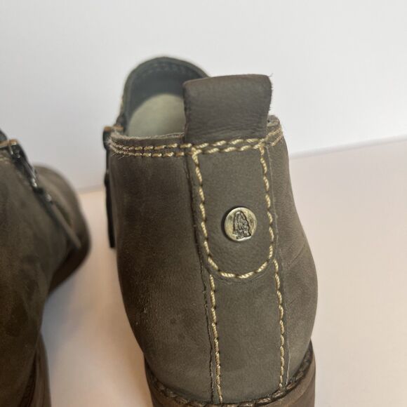 Hush Puppies Mazin Cayto, Women Chukka Ankle, Gray, Side Zip, Comfort Boots Sz 7 - Picture 5 of 16